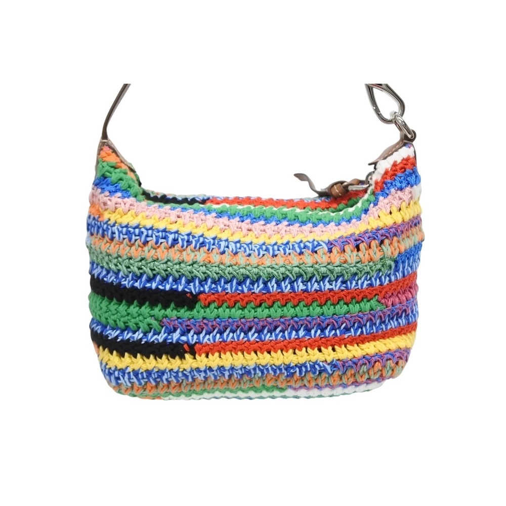 Miu Miu Miu Crochet Pouch Multicolor Leather - Picture 2 of 10